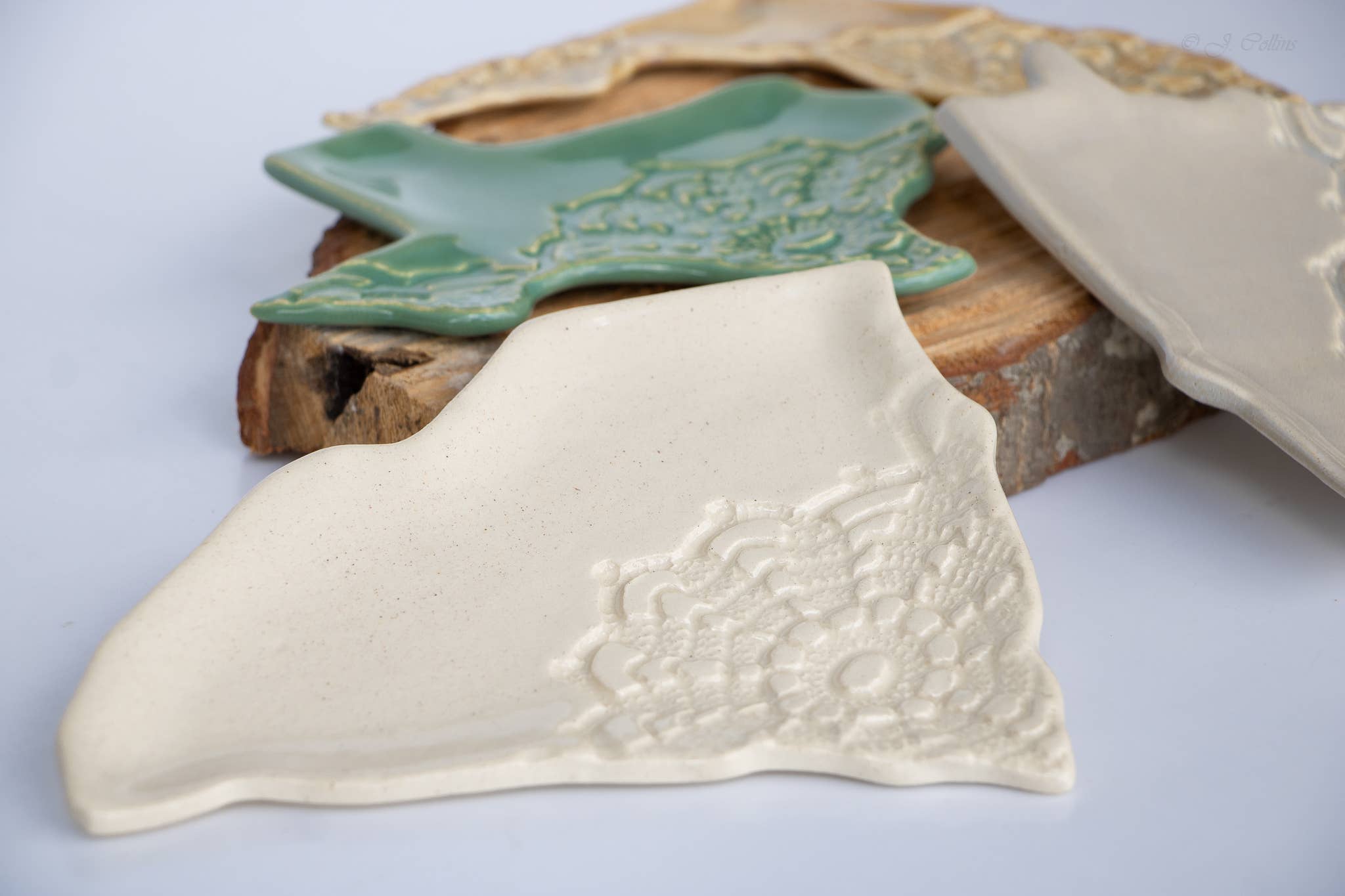 Prodigal Pottery - Wholesale Jewelry Dish - State Dish1