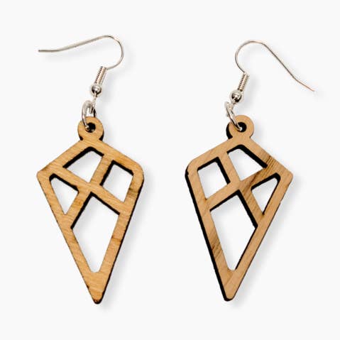 Pendientes de madera Girl's Best Friend para venta al por mayor de Desired-Design