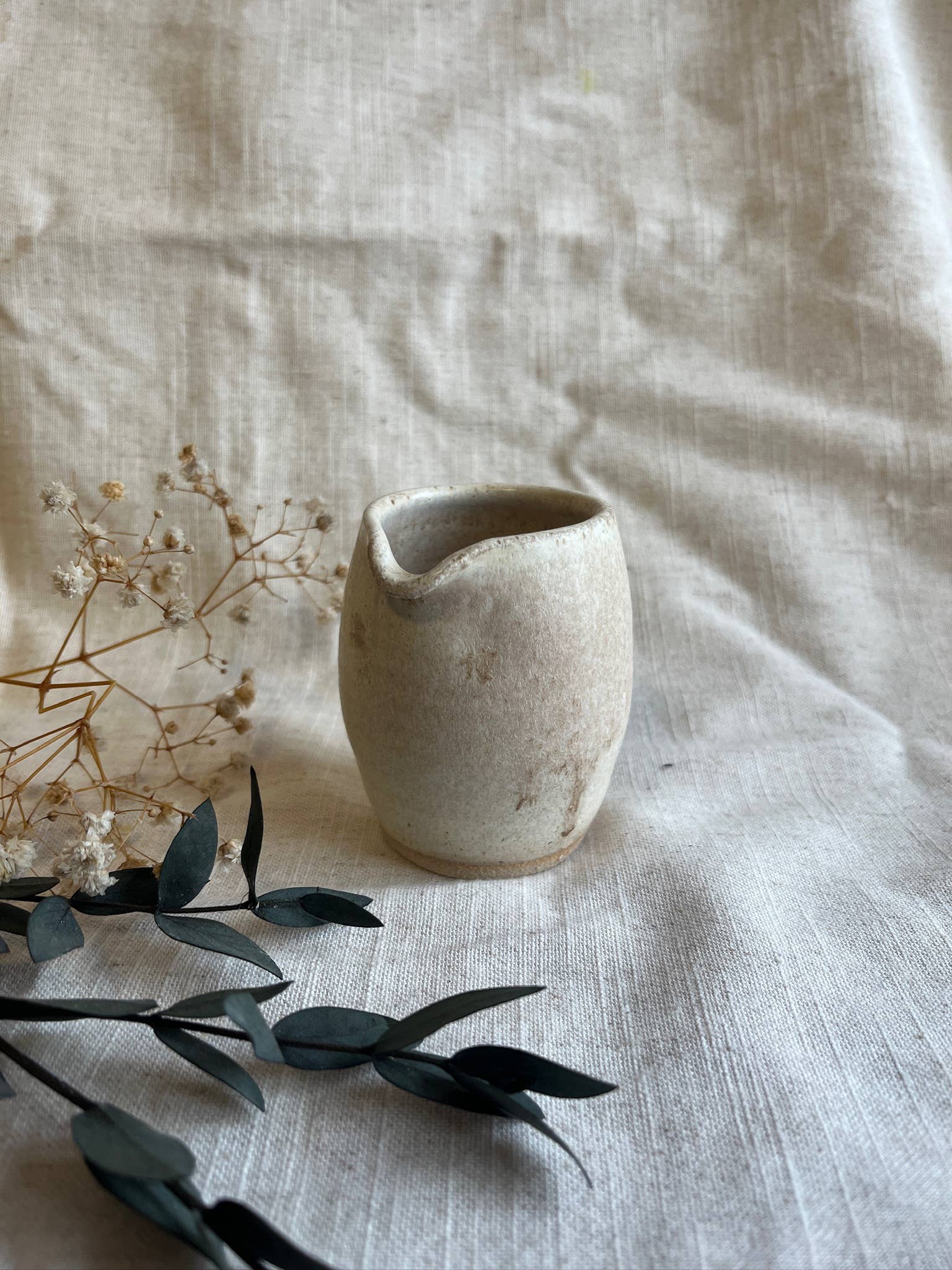 Charlotte Manser Ceramics – wholesale Jug – Cream Handmade Ceramic 120ml Milk Jug0