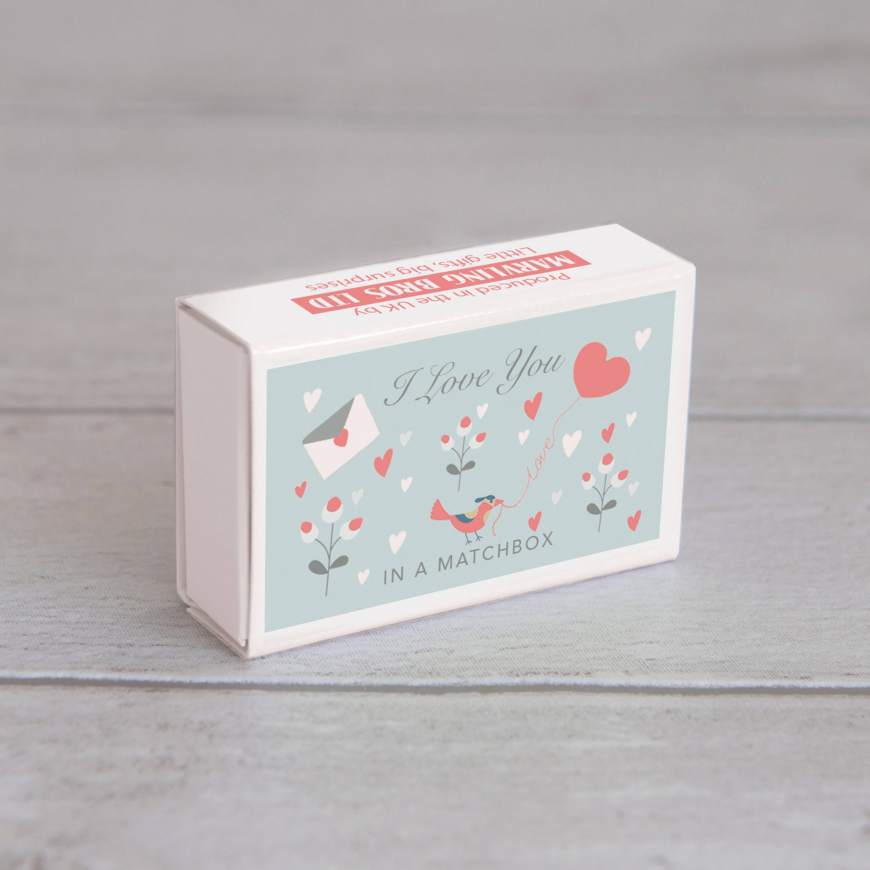 Marvling Bros Ltd - Wholesale Love card - Wool Felt Heart And Love Message In A Matchbox2