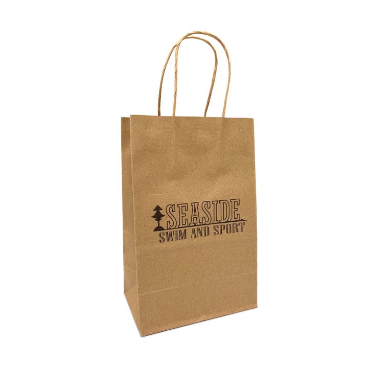 Kis Paper - Wholesale Gift Bag - Custom Print Gem 5.3"x3.5"x8.5" Kraft Paper Bags2