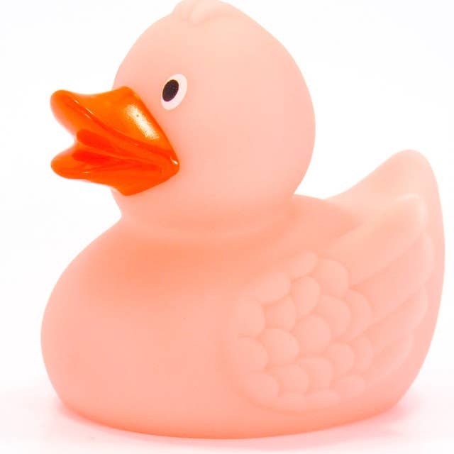 Ducks in the Window - Wholesale Bath Toy - Baby - Pink Glow In The Dark Rubber Duck