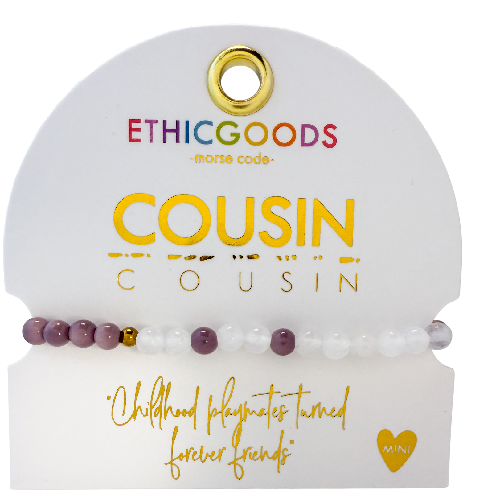 ETHICGOODS – wholesale Beaded bracelet – Kids – MINI Morse Code Bracelet | COUSIN3