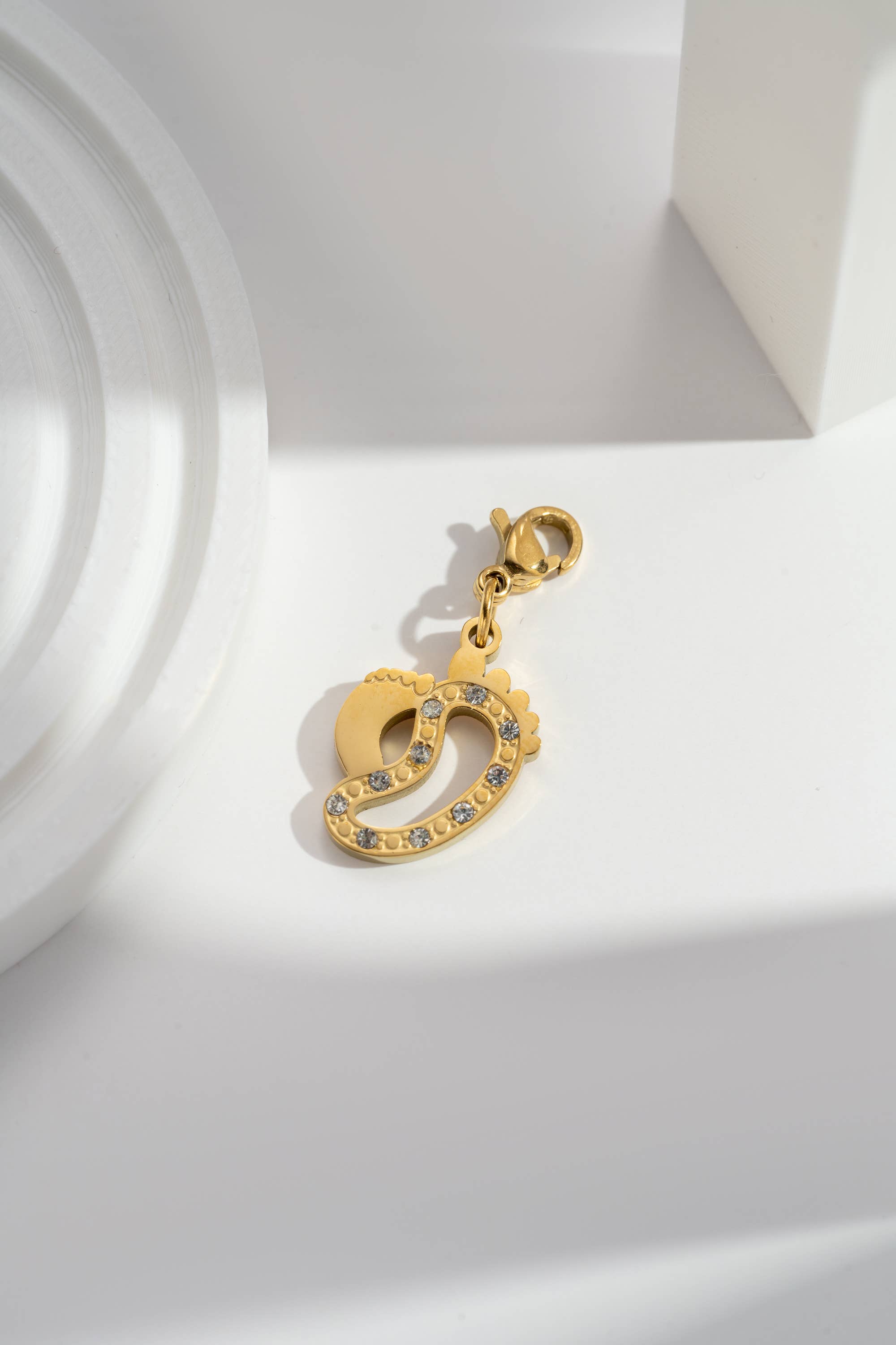 COSMOS - Wholesale Individual Charm/Pendant - Set of 11 gold pendants Assorted Charms in stainless steel7