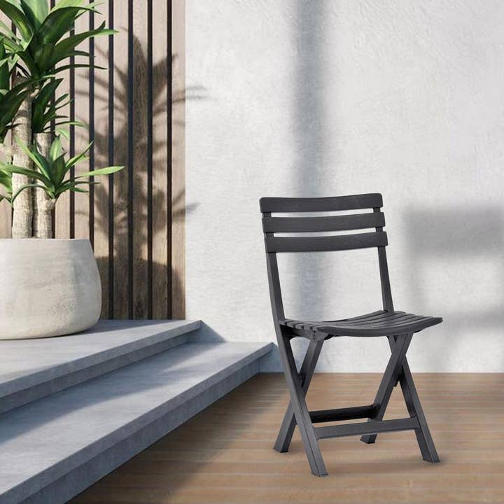 Aria Home - Vente Chaise d'extérieur - Ensemble de 2 chaises pliantes d'extérieur pour terrasse, résistantes aux intempéries et aux UV