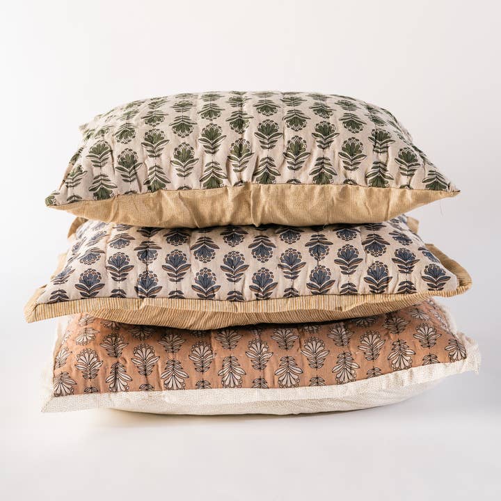 Charlie Block Print Sham for wholesale by Co.House Designs