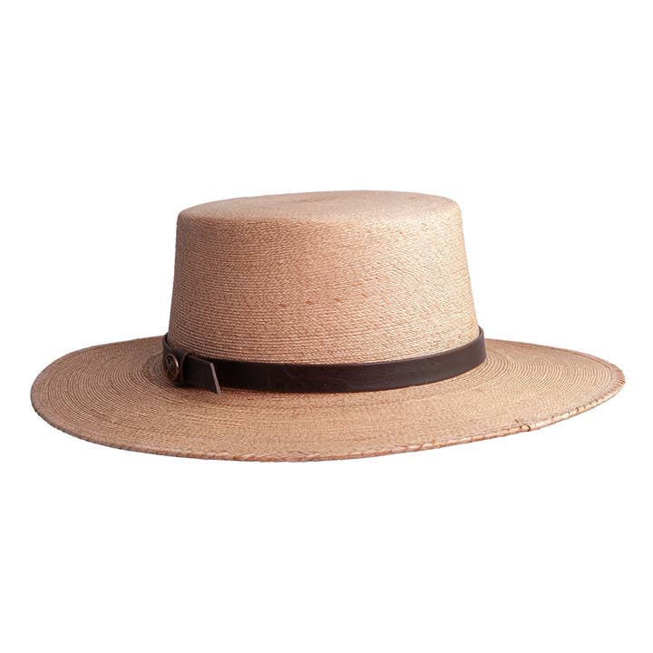 Palma Cappello da sole in paglia di palma messicana fine - Stile Cozumel in vendita all'ingrosso su Faire