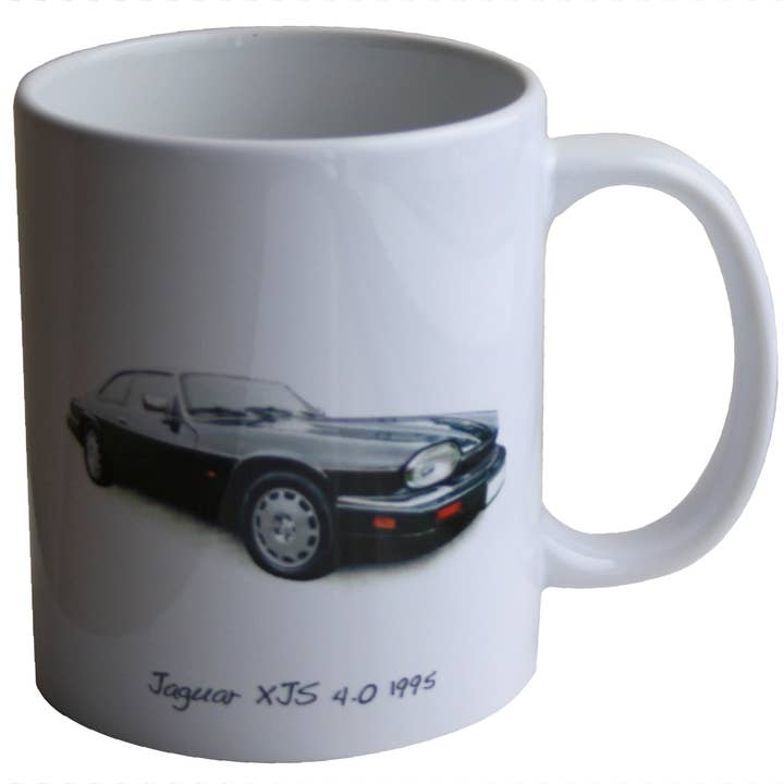 Jaguar XJS 4.0 1995 - 11oz Printed Ceramic Mug for wholesale by Witherden's Workshop