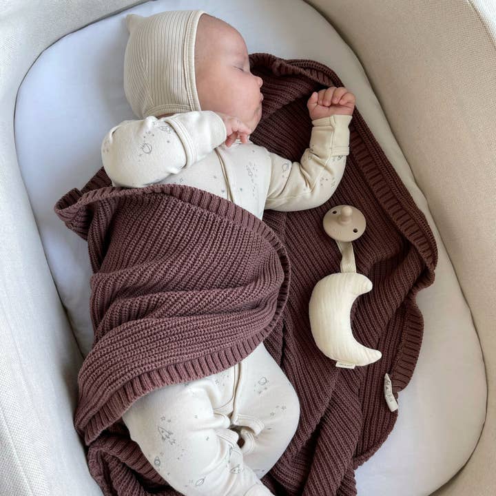 Ali+Oli - Wholesale Pacifier - Baby - Pacifier Set Round (Oat & Coco)