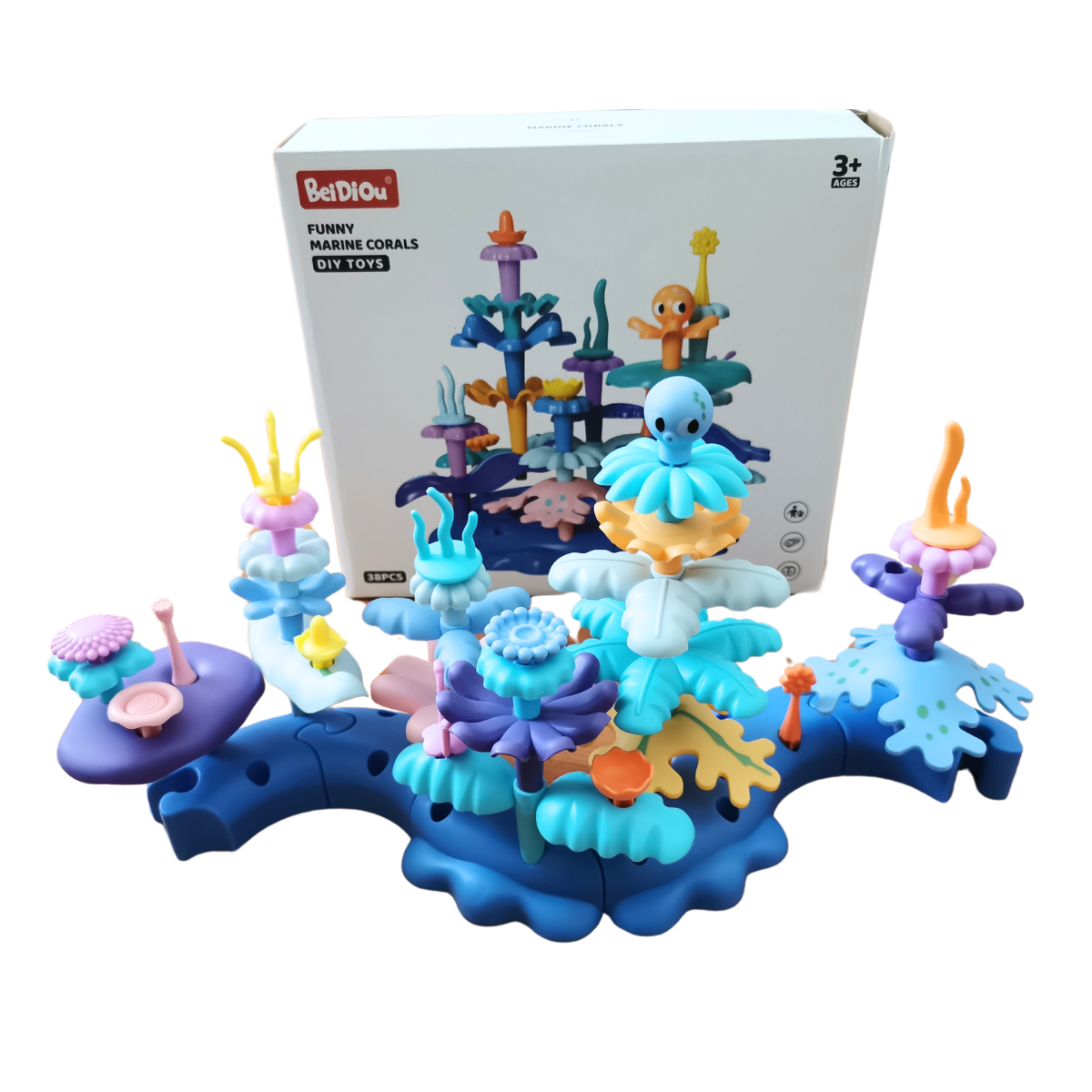 Joymaxx - Wholesale Build-a-Toy - Kids - Construction Toy Ocean Coral1