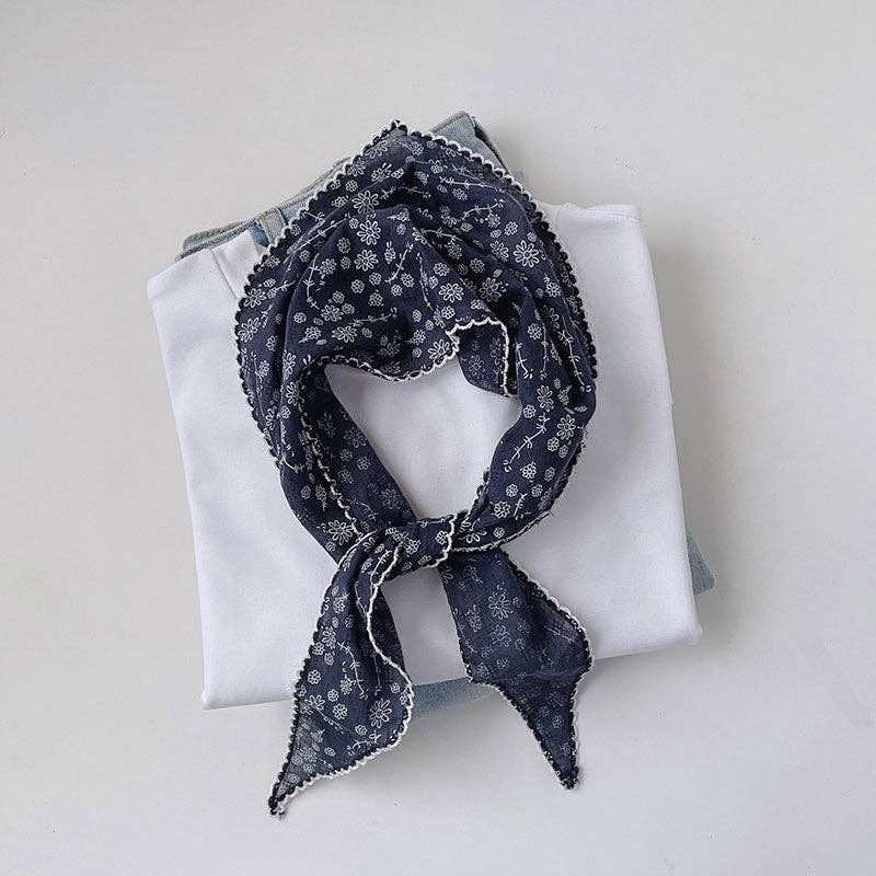 FurDecoration - Vente Écharpe – femme - Foulard fin imprimé petit2