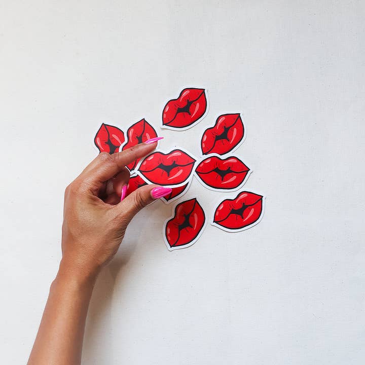 Autocollant Smooches pour la vente par Zaria Cards