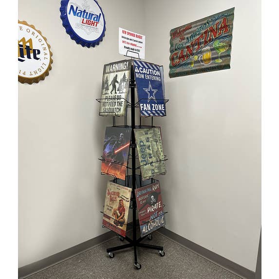 Rack Spinner a 12 tasche per la vendita all'ingrosso da parte di Desperate Enterprises