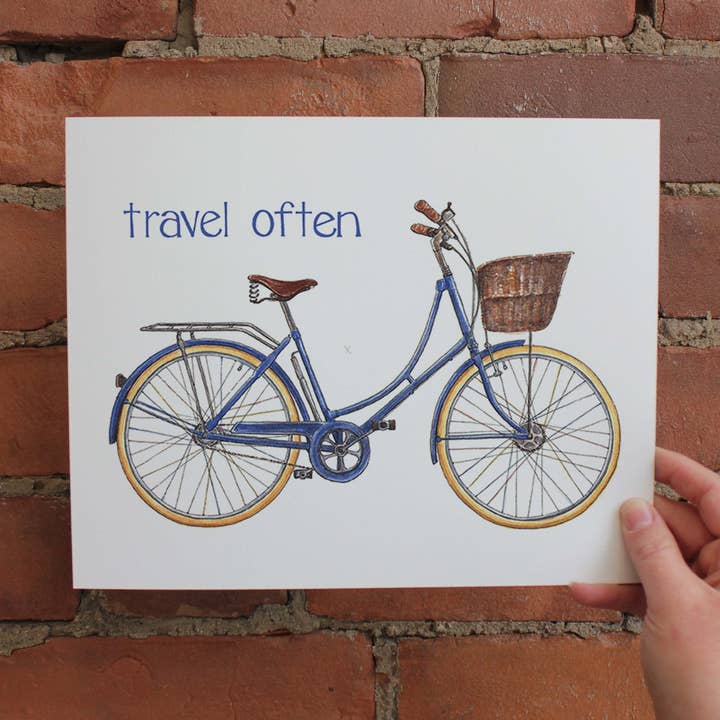 Travel Often — Art Print 8"x10" *SALE for wholesale by Gotamago