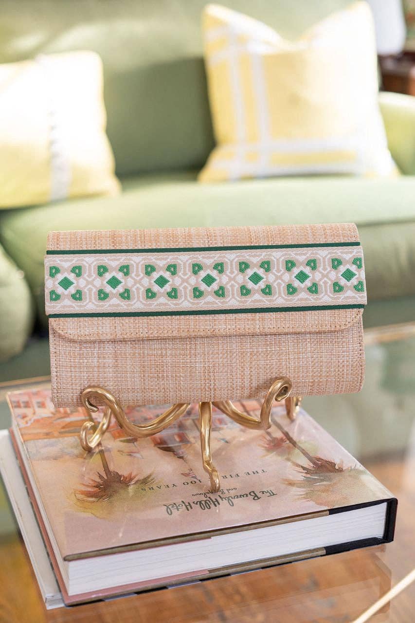 Lisi Lerch – Engroshandel Clutch - Dame – Strå Avery Clutch - Kerry Bånd med Hunter Lag - WS1