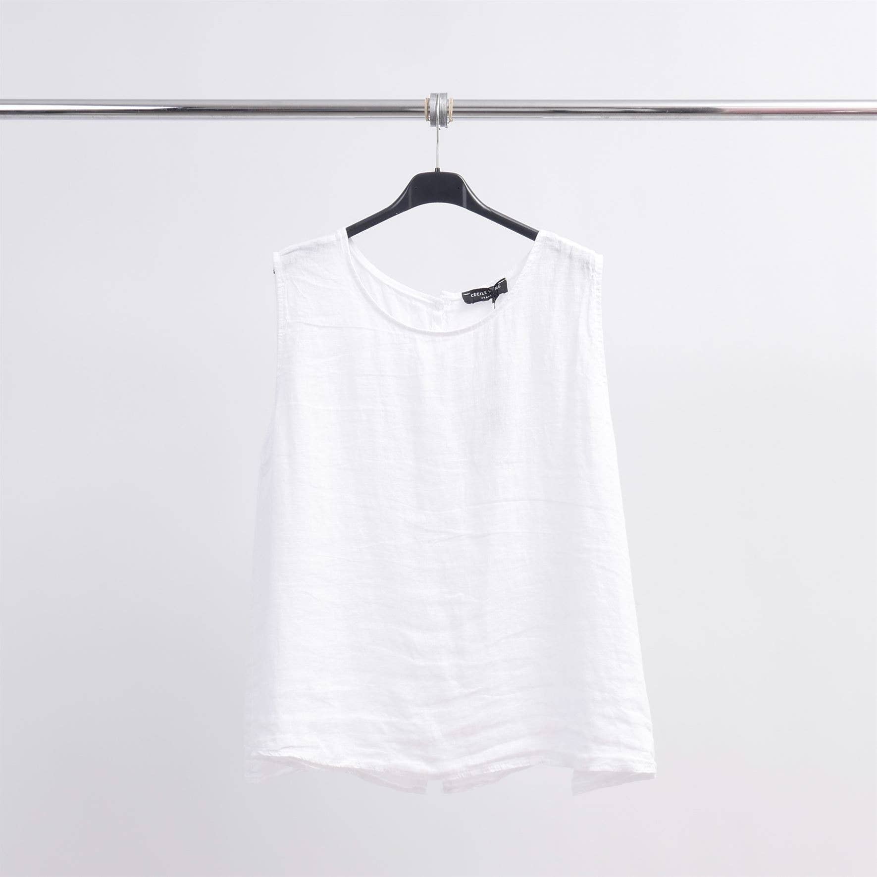 Cecile Wang - Wholesale Tank Top - Women's - Linen tank top YX892820