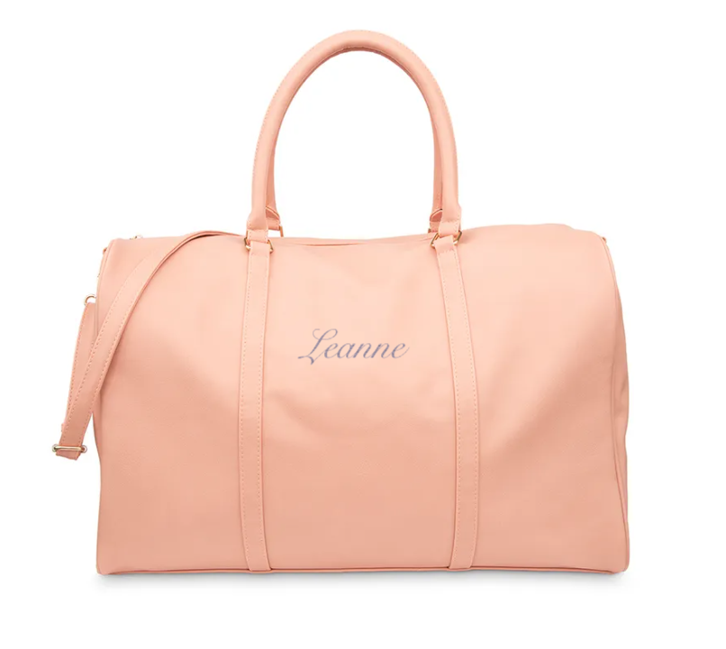 Weddingstar Inc. - Wholesale Duffel- en weekendtas - Dames - Weekender reistas van kunstleer voor dames - lichtroze5