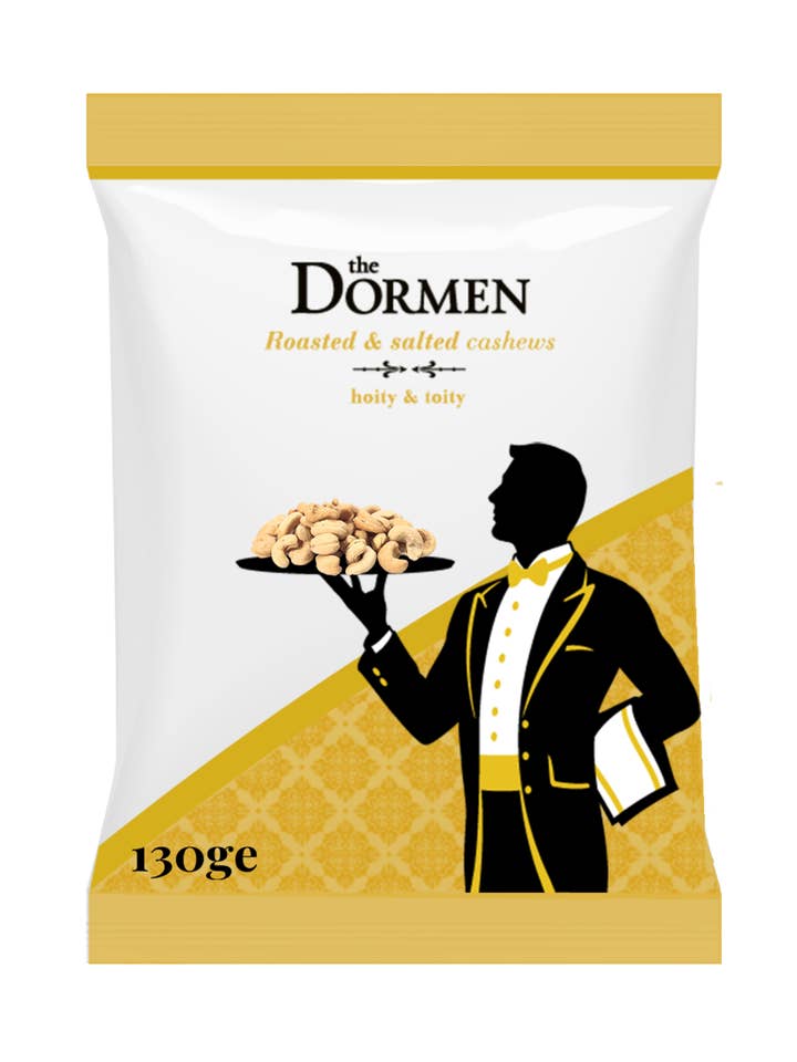 The Dormen Salted Cashews, 130g for wholesale by Dormen Foods