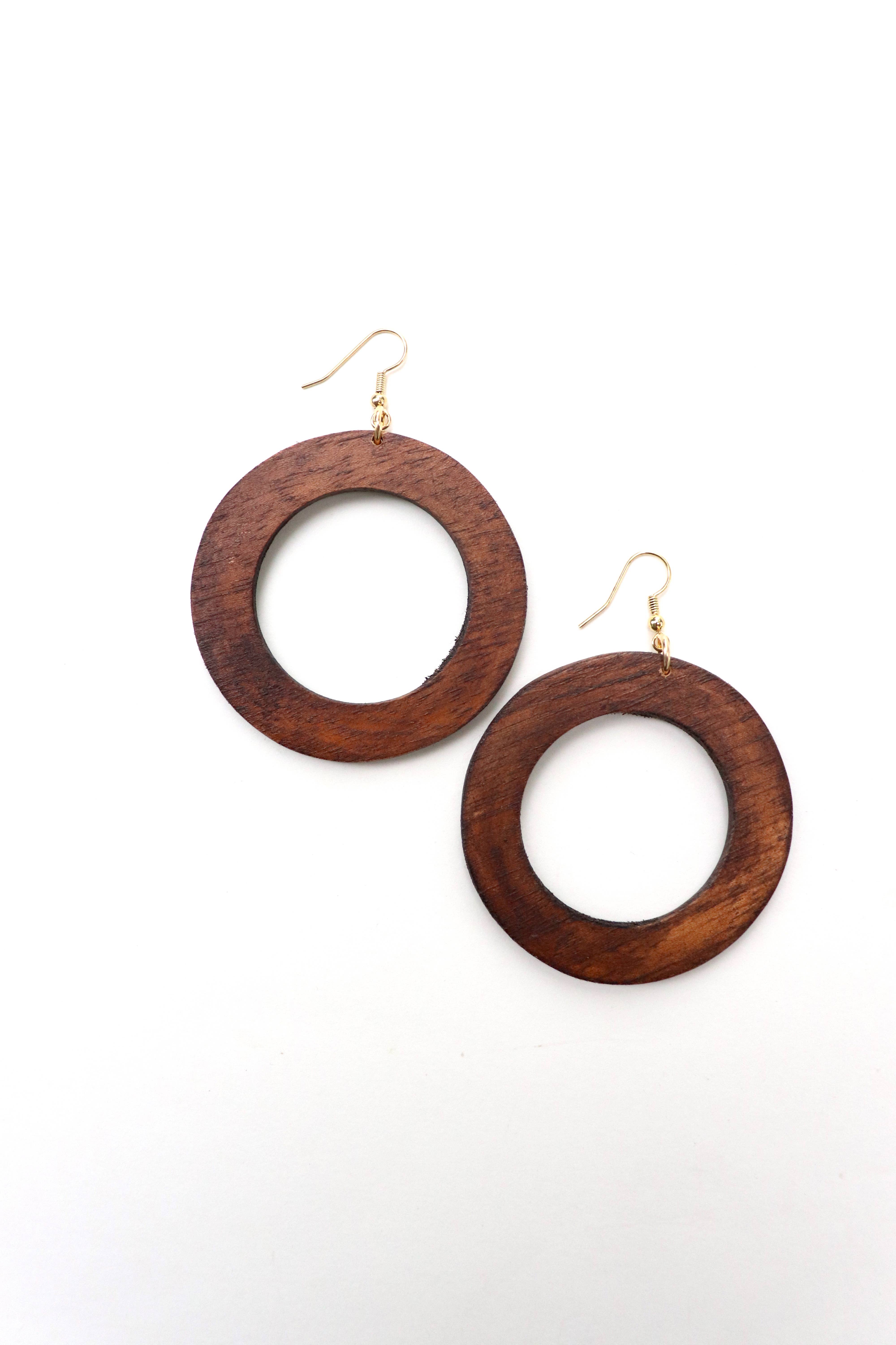 Cedar and Cypress Designs - Wholesale Dangle Earrings - Makaya Earrings - Mahogany1