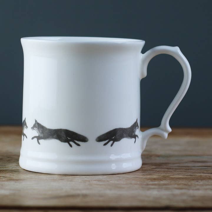 The Smart Fox Fine Bone China Tankard for wholesale by Casey Allum
