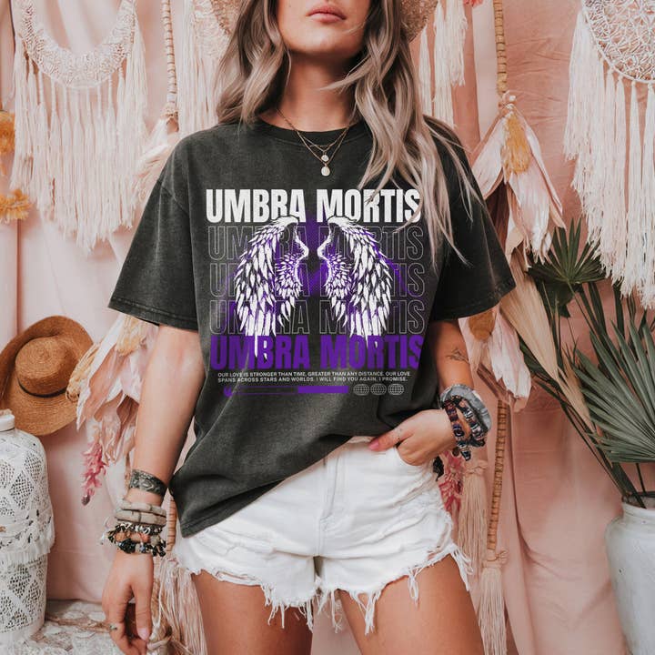 Parchment & Parcel - Wholesale Screen Printed T-Shirt - Women's - Umbra Mortis T-shirt | Crescent City