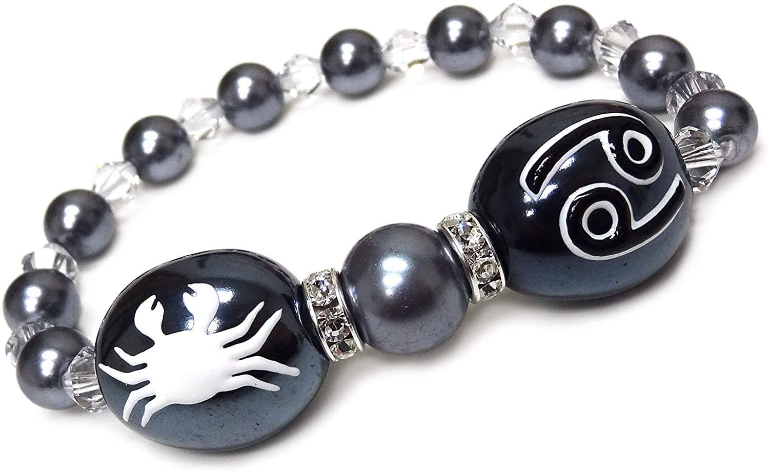 Fiona Accessories – Großhandel Perlenarmband – Sternzeichen Swarovski Perlen Stretch Armband Sternzeichen Schmuck3