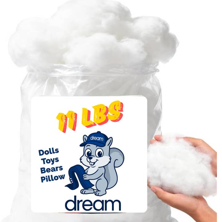 Imbottitura in Fibra Morbida per Cuscini 11 libbre per Artigianato e Giocattoli per la vendita all'ingrosso da parte di Dream Trimming Goods LLC