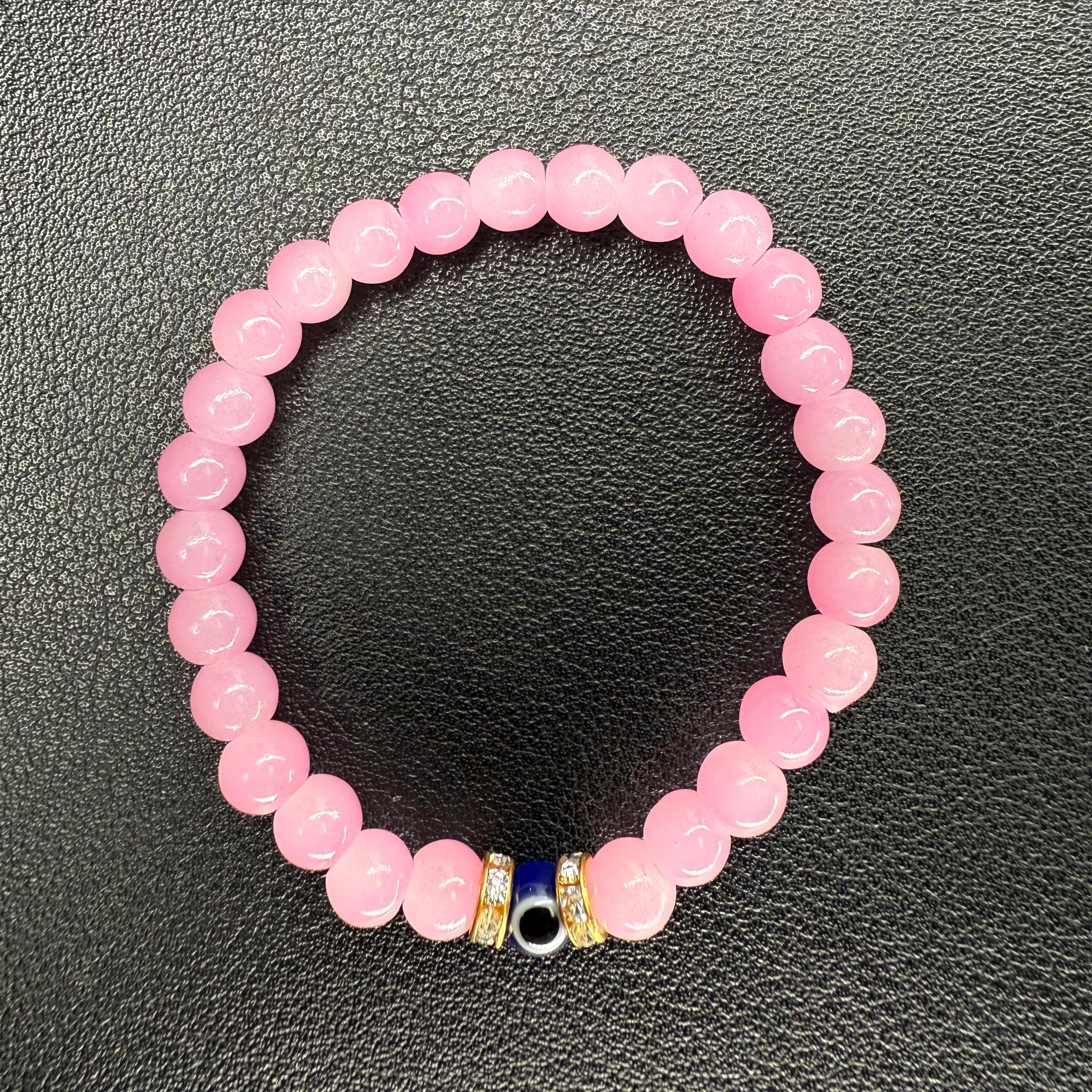 Loli - Vente Bracelet de perles – enfant - Bracelet Élastique pour Enfants avec Perles Œil Maléfique - Pack Simple & Packs Mixtes7