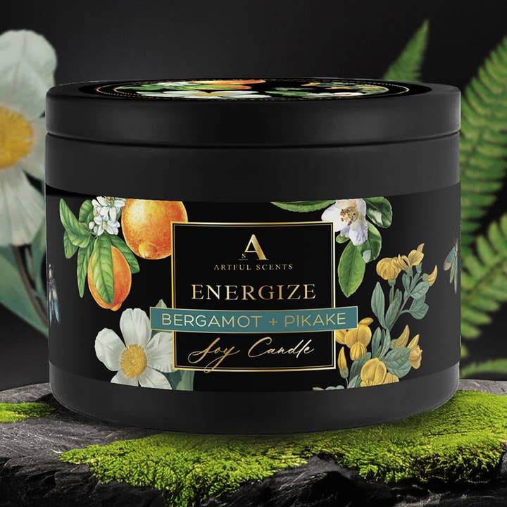 Energize Candle - Bergamot + Jasmine for wholesale by Artful Scents