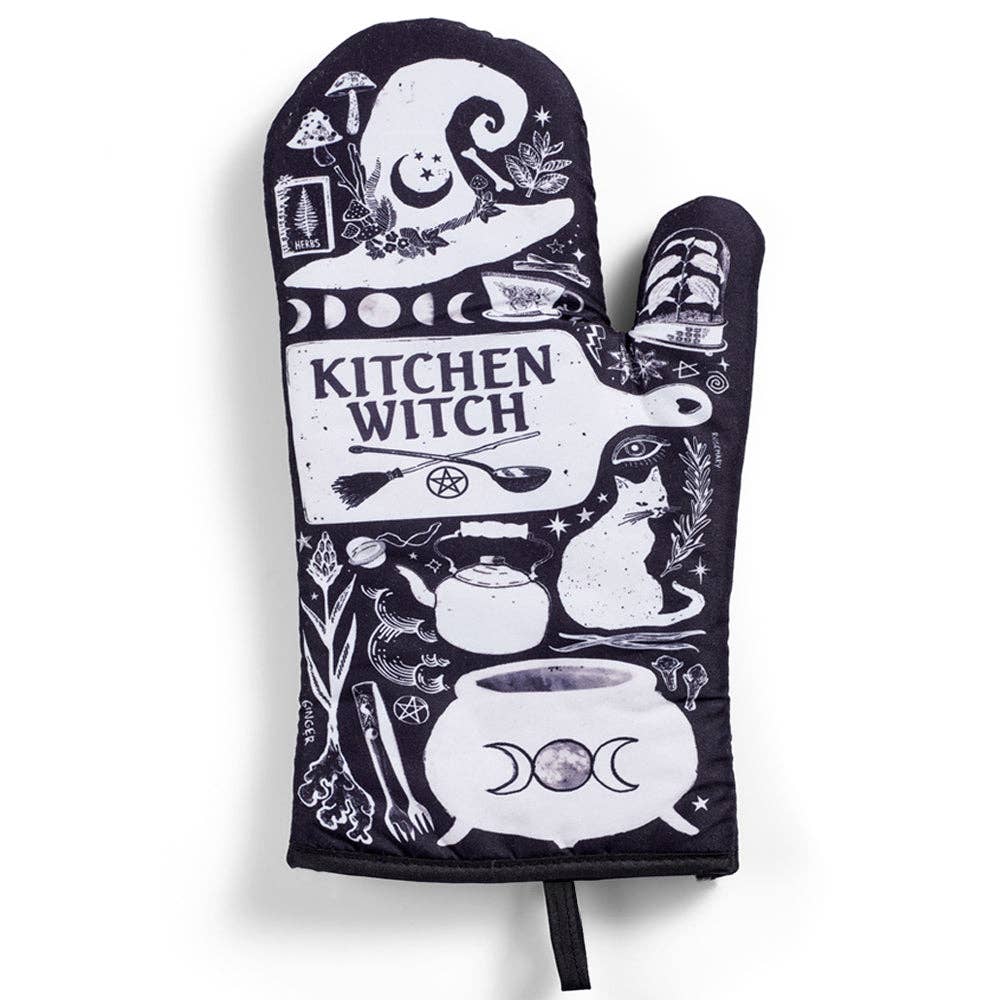Spirit Nest - Wholesale Oven Mitt/Pot Holder - Kitchen Witch Oven Mitt Set - The perfect Halloween gift!2