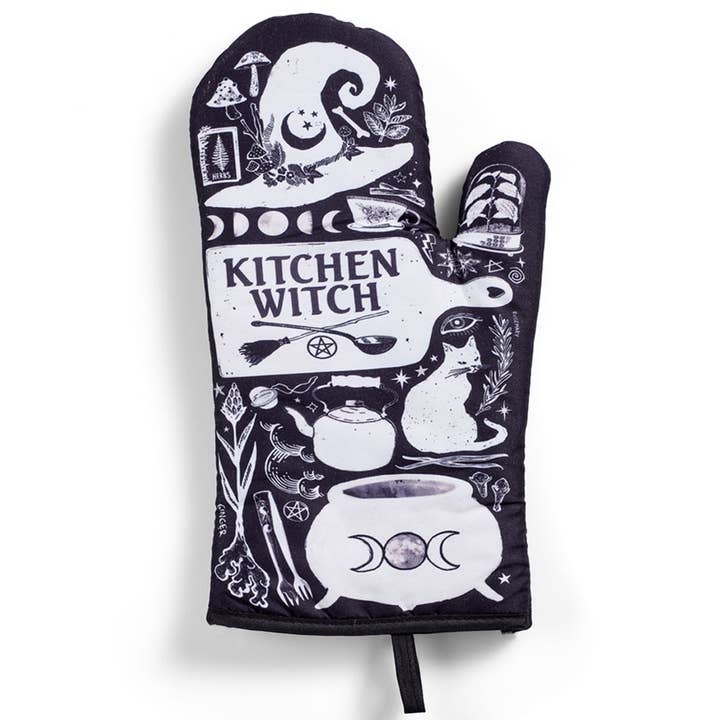 Spirit Nest - Wholesale Oven Mitt/Pot Holder - Kitchen Witch Oven Mitt Set - The perfect Halloween gift!2