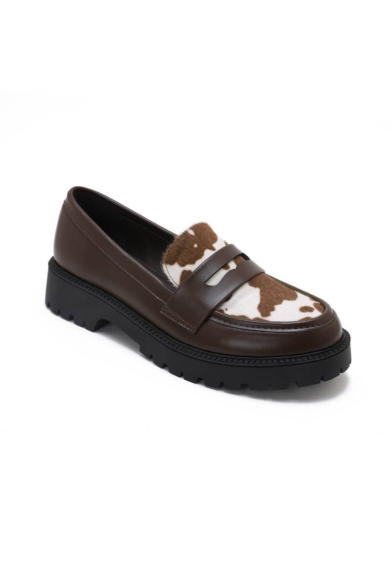 Joia Paris – Großhandel Loafer – Damen – Mokassins mit klassischem Schaft und dicker Sohle H8-960M16