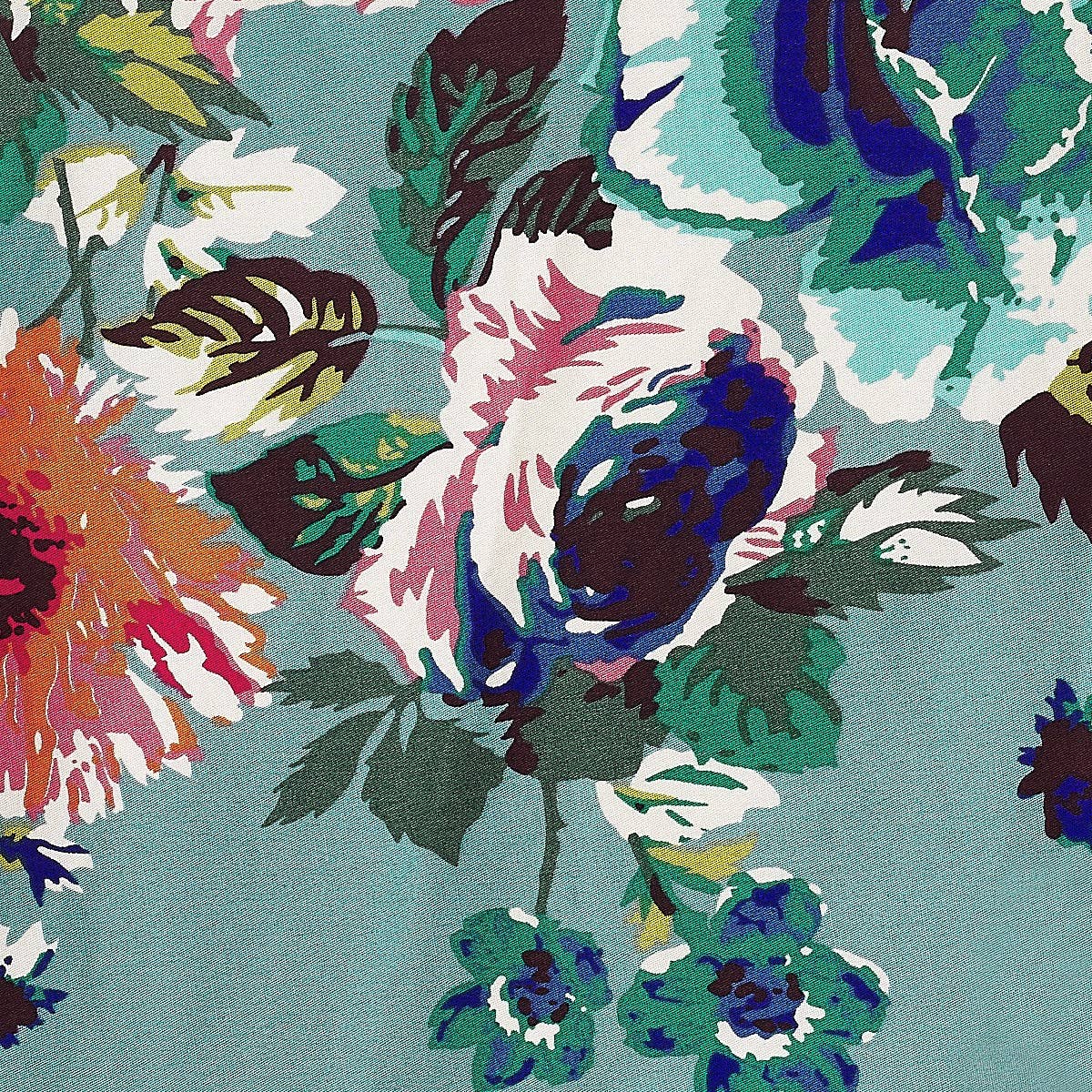 Dolly & Dotty - Wholesale Dress - Women's - Step Back in Time: Gorgeous 50s Floral Swing Dress in Blue7