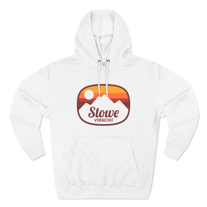 Hey Mountains - Wholesale Hoodie - Unisex - Premium Stowe, Vermont Hoodie - Retro Unisex Stowe Sweatshirt5