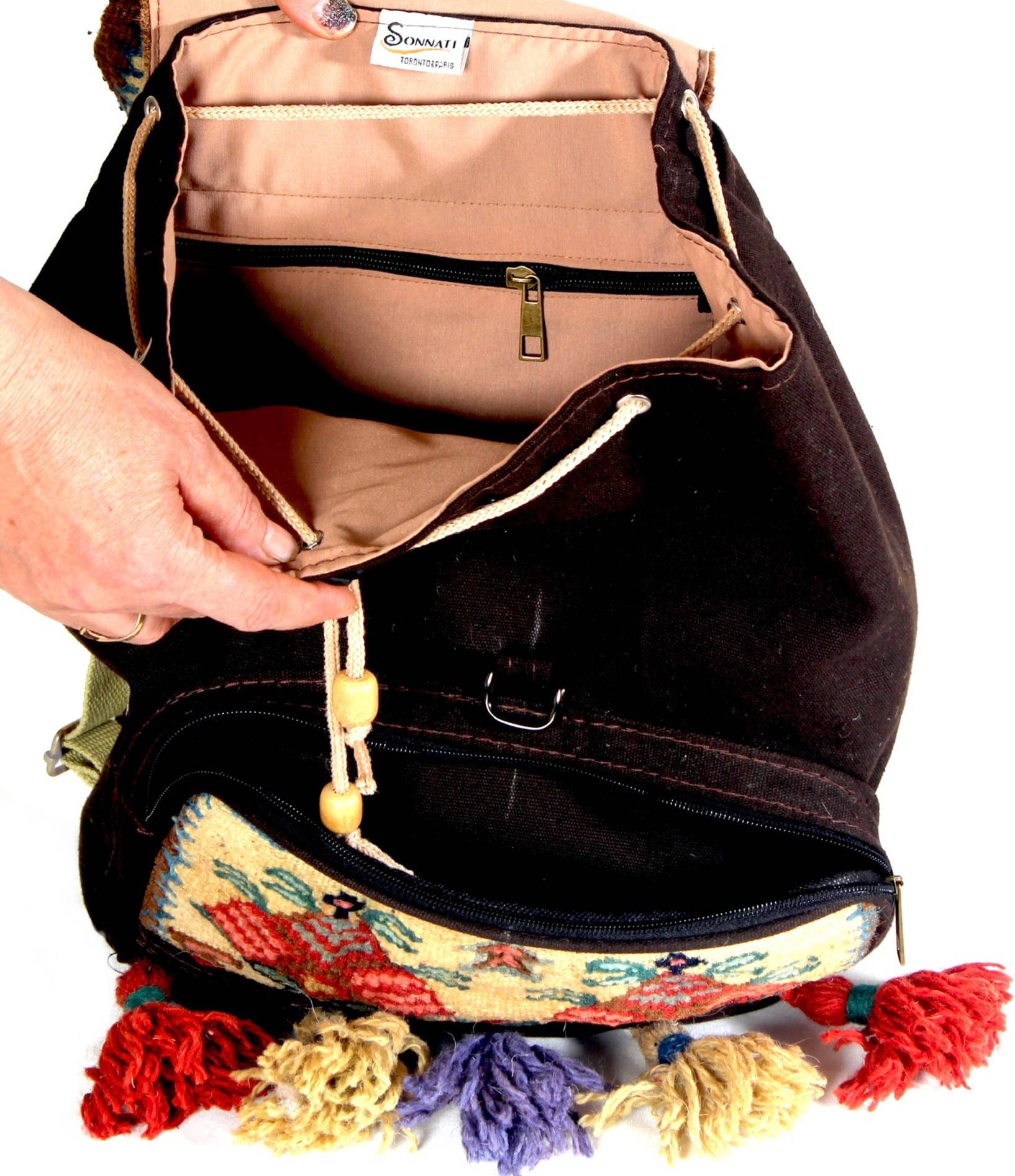 SONNATI - Vente Sac à dos – unisexe - Sac à dos unisexe - Nom de marque : Fandogh (SK 203)13