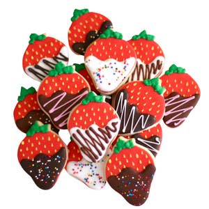 Strawberry Wrapping Paper - Pop Art Strawberries Modern Unique Party Gift  Wrap