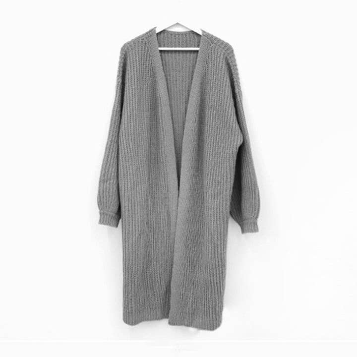 Mirazshoes WholeSale - Wholesale Cardigan - Women's - Vintage Loose Long Cardigan Sweater Lantern Sleeves7