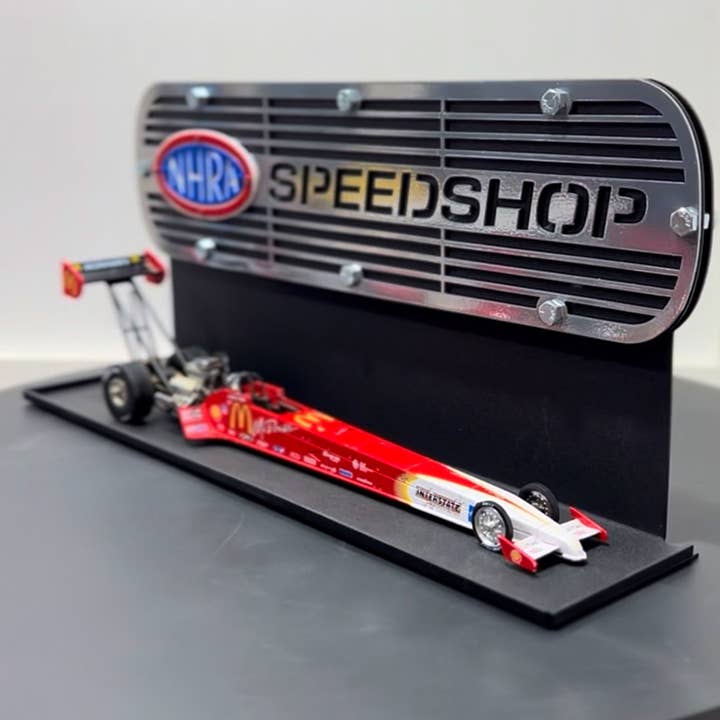 NHRA Valve Cover 3D Premier Diecast Display for wholesale by Premier Metal Art