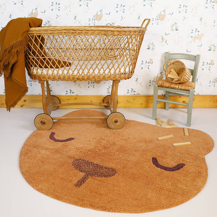 NATTIOT - Wholesale Mat - Kids & Baby - Washable cotton baby room rug bear SANDEL1