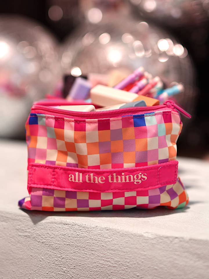 Expandable Organizer - Happy Checkered for wholesale by Jadelynn Brooke