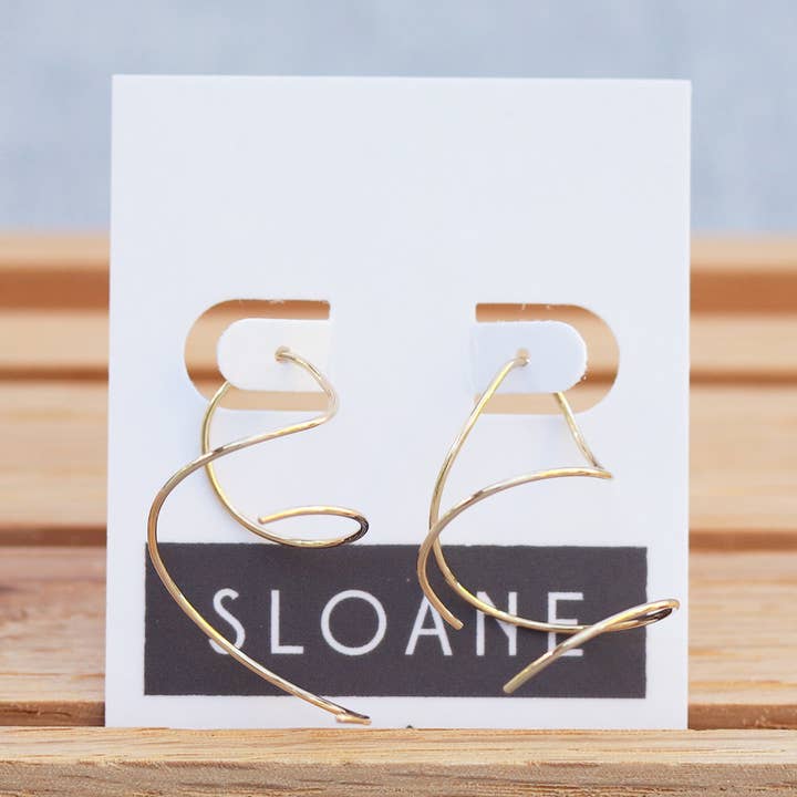 Oorbellen met spiraal voor wholesale door Sloane Jewelry Design