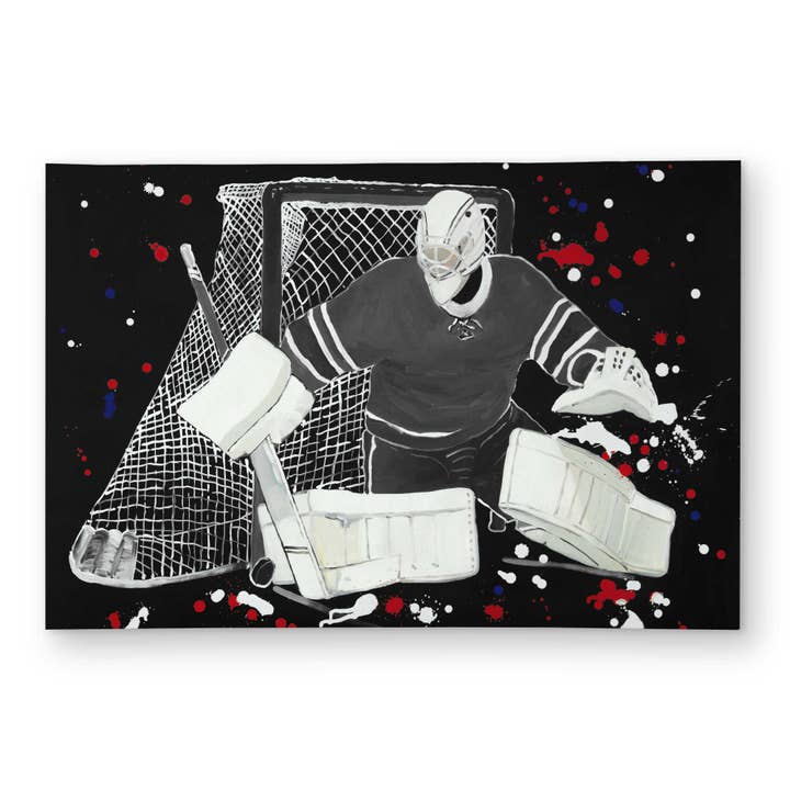 Gardien de but Hockey But - Tapis d'extérieur Noir pour la maison pour la vente par BEGIN HOME DECOR