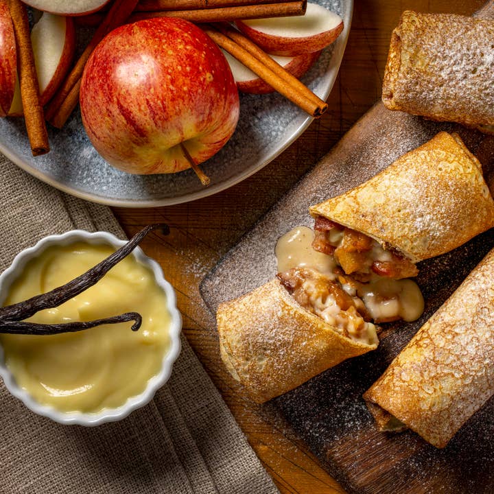 Ptashka - Wholesale Cookie - Bulk Apple & Vanilla Sauce Crepes 72 ct Fully Cooked, Frozen1