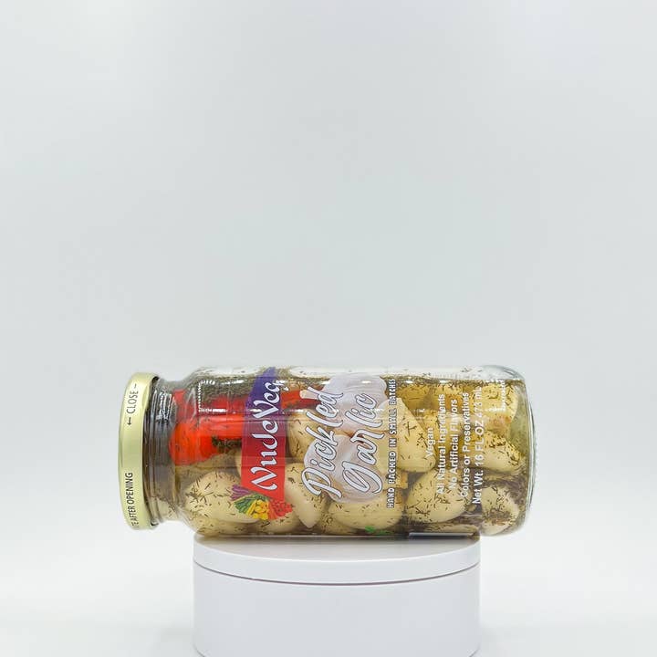 Ayurveg | NudeVeg Pickles - Wholesale Pickled Vegetables - Handcrafted Pickled Garlic | Spicy Dill | Artisanal Pickles