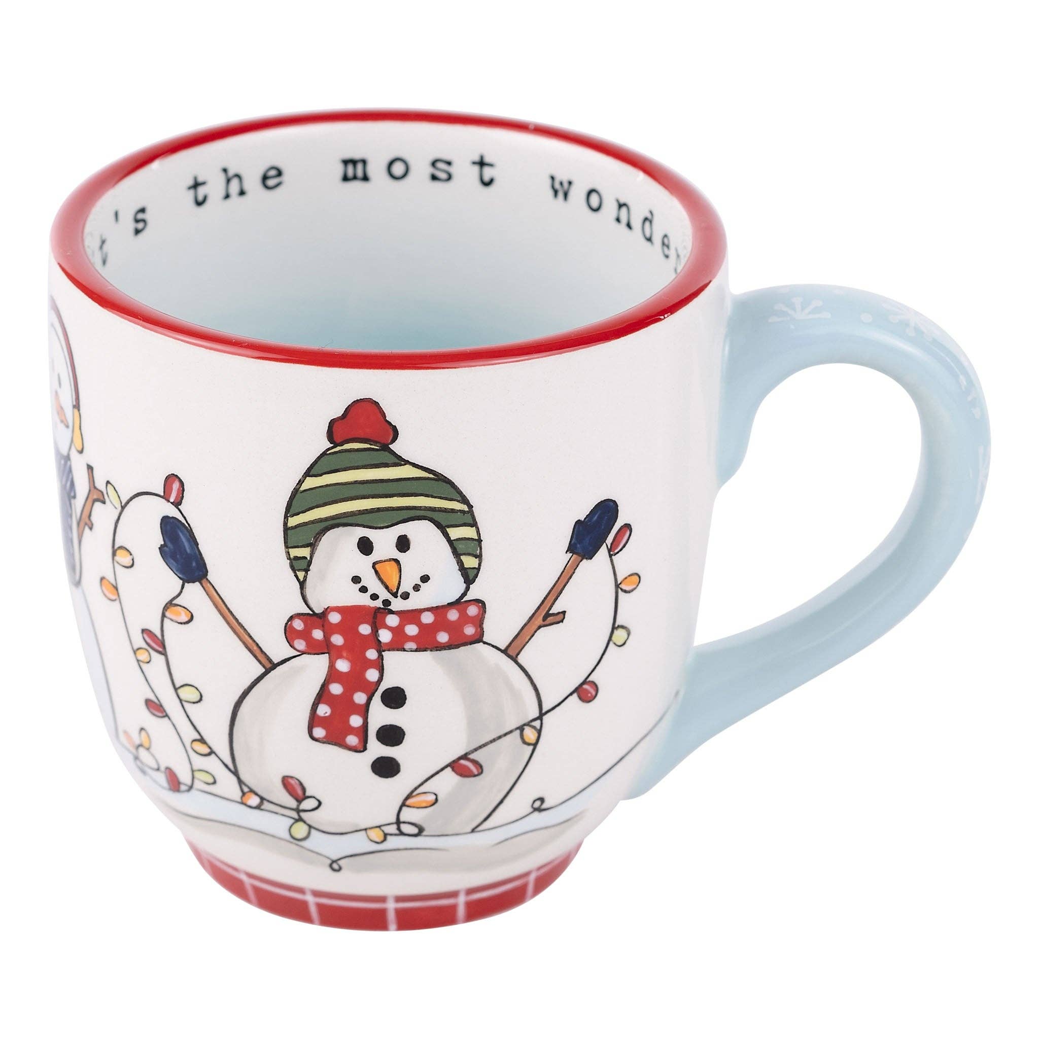 Glory Haus - Wholesale Coffee Mug - Most Wonderful Time of Year Snowman Mug1