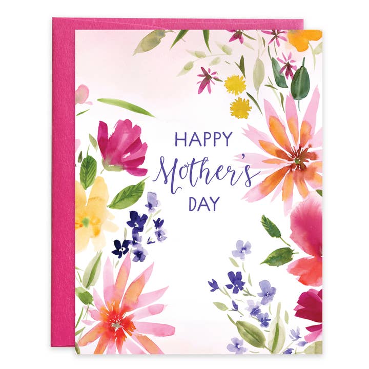 Mother's Day Greeting Card - Flowers Bloom for wholesale by GINA B DESIGNS