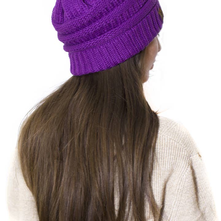 Lelaffet – wholesale Mössa - Dam – mössa vinter mössa slouchy kabel stickade hattar för kvinnor chunky1