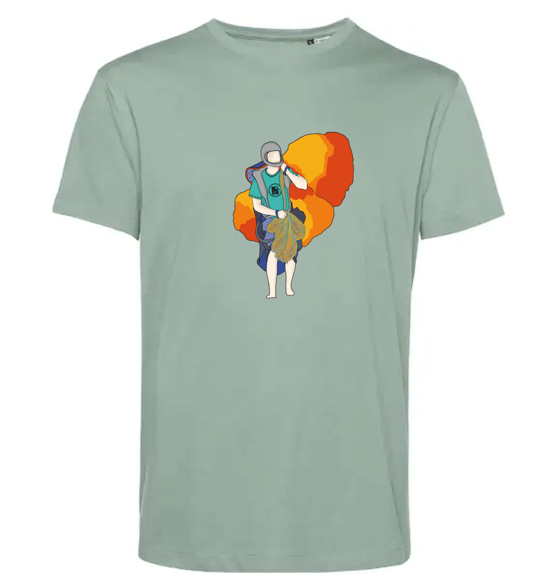 Hot Savoie 74 – Großhandel T-Shirt mit Siebdruck – Herren – Gleitschirm-T-Shirt für Herren8