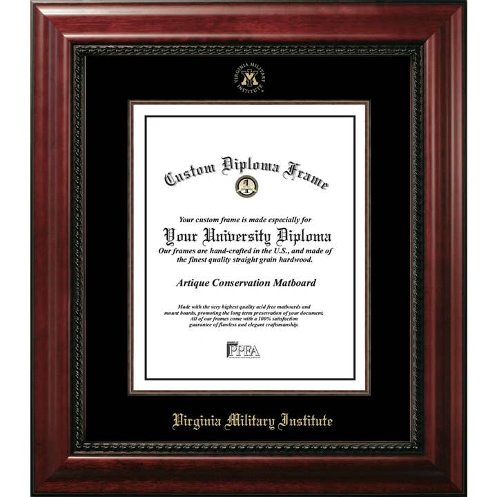 Virginia Military Institute Executive Diploma Frame for wholesale by Campus Images