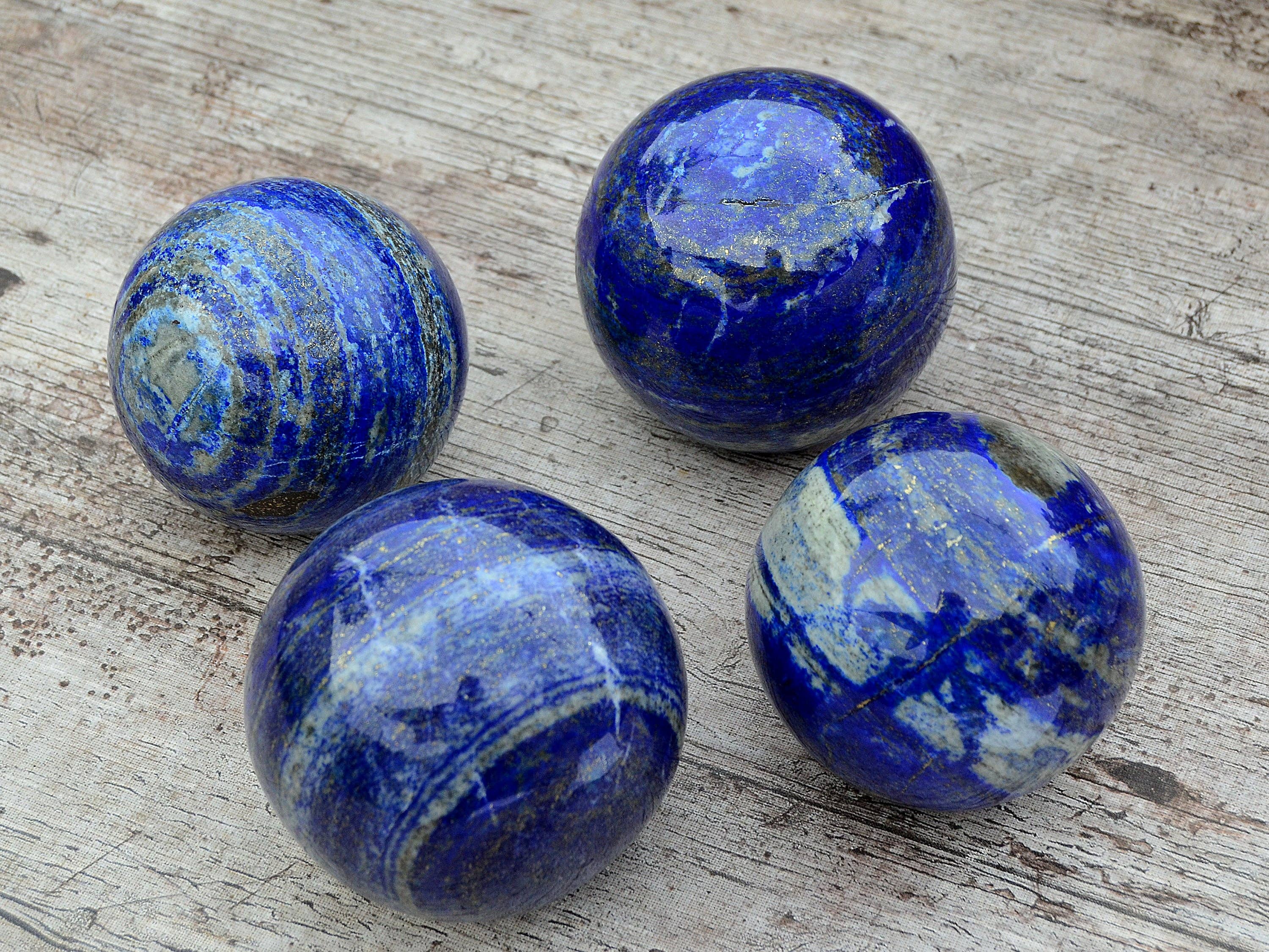 Kaia & Crystals - Wholesale Spiritual Stone/Crystal - XL Lapis Lazuli Sphere (65mm - 100mm)10